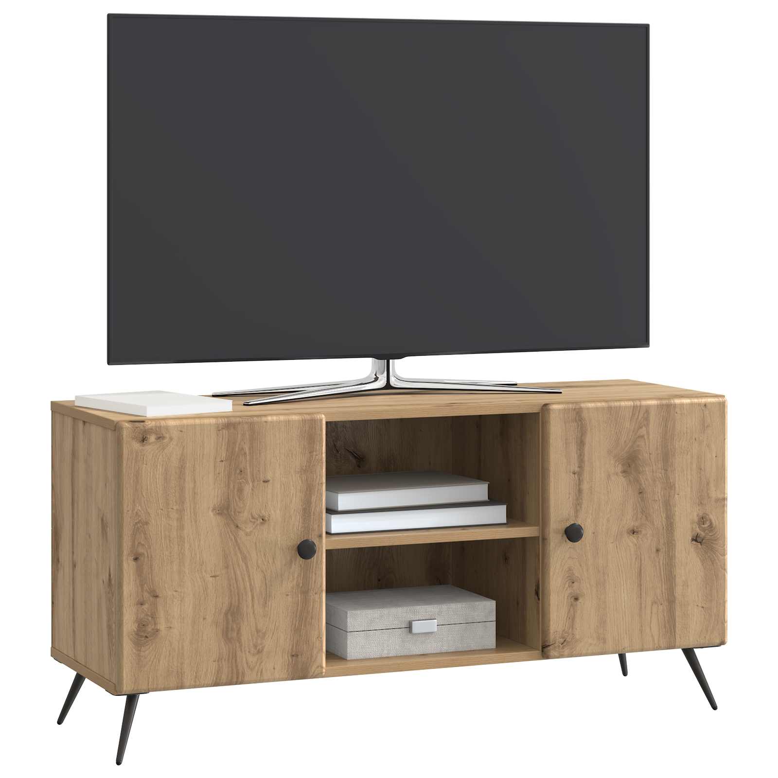 vidaXL Szafka pod telewizor Dąb artisan 102 x 34,5 x 50 cm