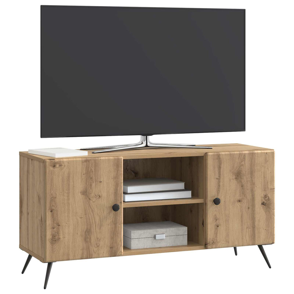 vidaXL Szafka pod telewizor Dąb artisan 102 x 34,5 x 50 cm