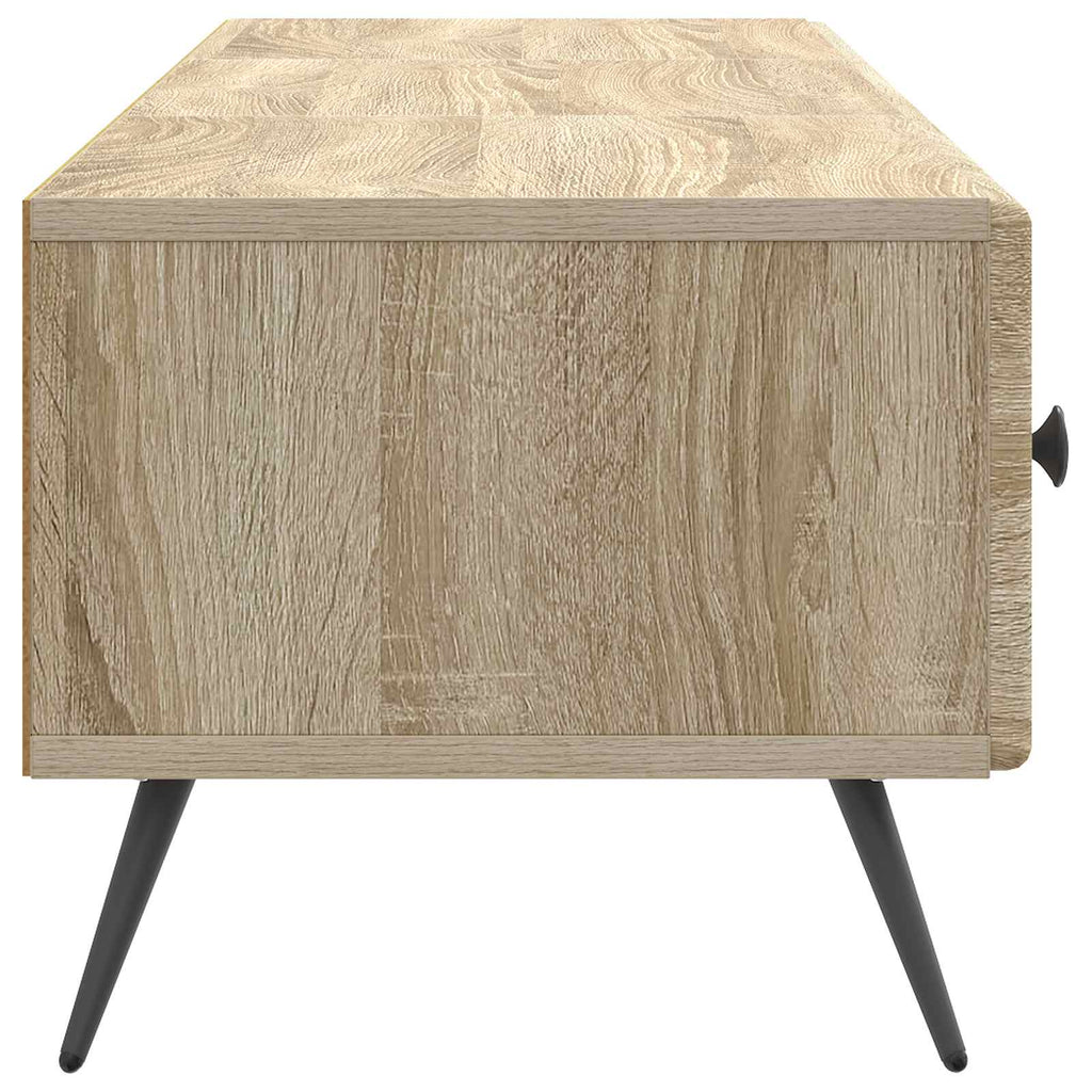 vidaXL Szafka pod telewizor z szufladą dąb Sonoma 147 x 34,5 x 30 cm