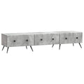 vidaXL Szafka pod telewizor Betonowy szary 147 x 34,5 x 30 cm