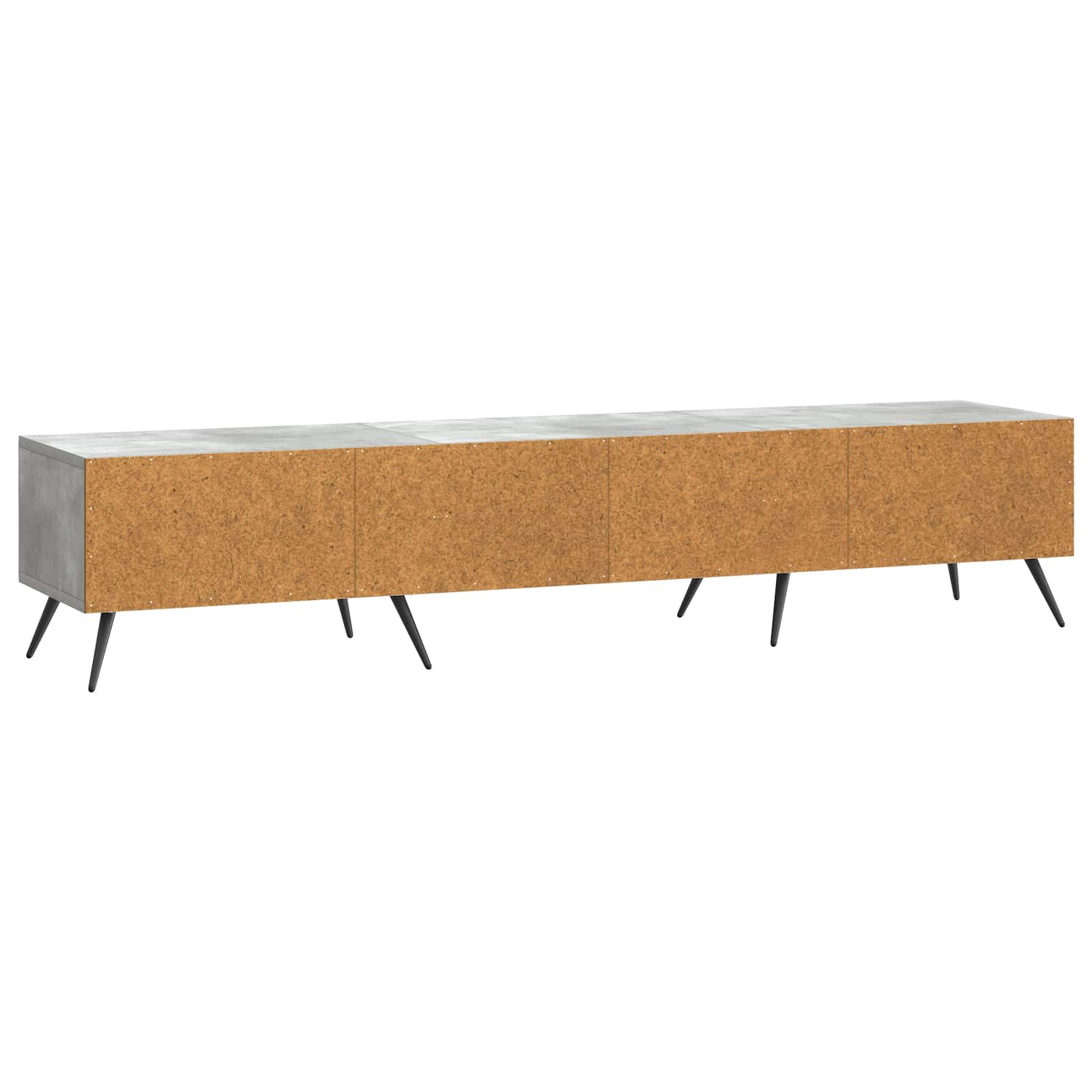 vidaXL Szafka pod telewizor Betonowy szary 147 x 34,5 x 30 cm