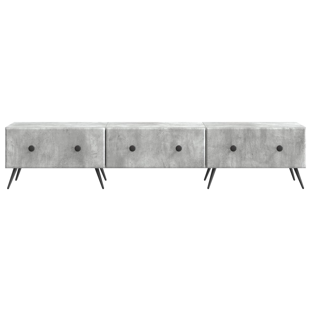 vidaXL Szafka pod telewizor Betonowy szary 147 x 34,5 x 30 cm