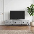 vidaXL Szafka pod telewizor z szufladą Szary Sonoma 147 x 34,5 x 30 cm