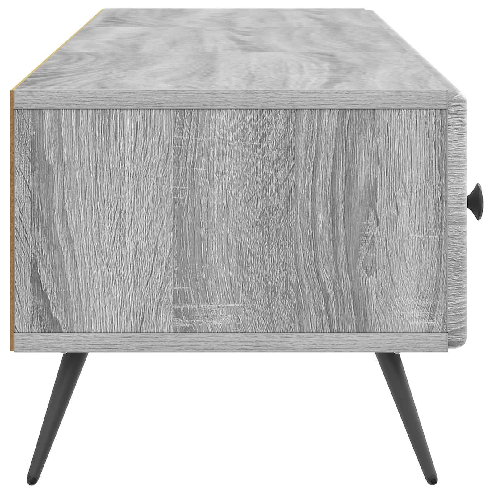 vidaXL Szafka pod telewizor z szufladą Szary Sonoma 147 x 34,5 x 30 cm