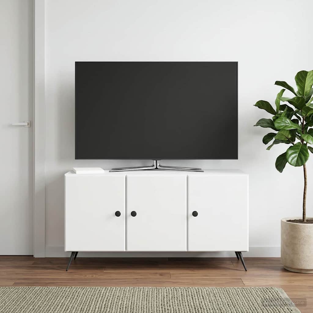 vidaXL Szafka pod telewizor Biały 99 x 34,5 x 50 cm