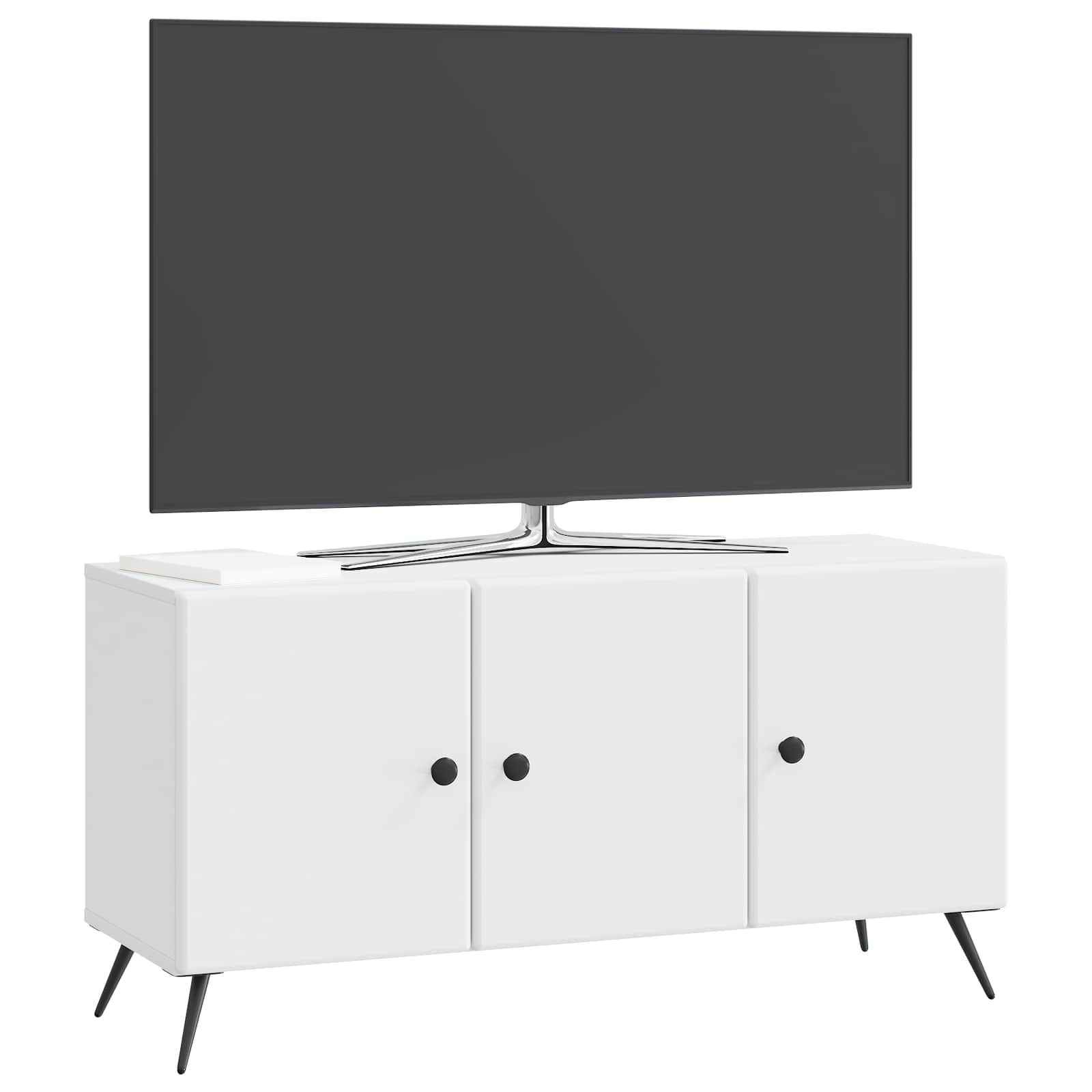 vidaXL Szafka pod telewizor Biały 99 x 34,5 x 50 cm