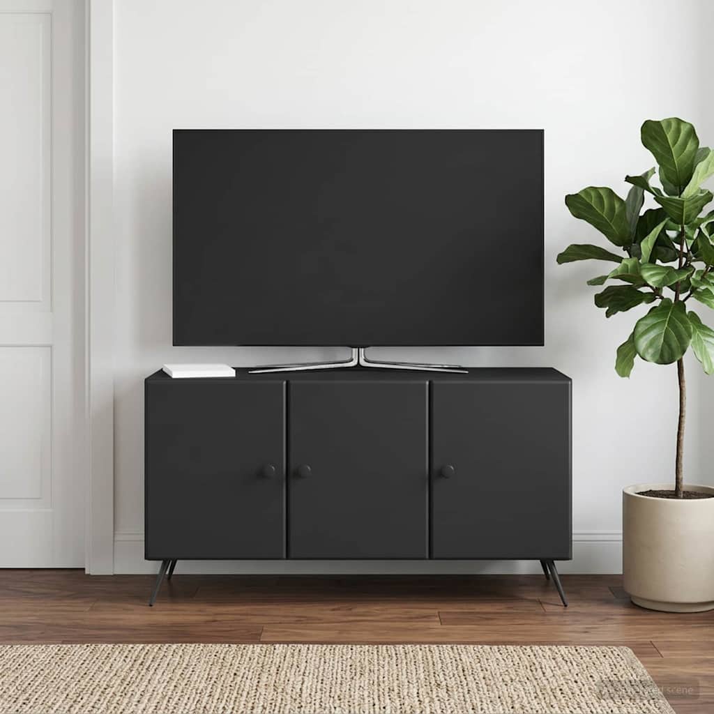 vidaXL Szafka pod telewizor Czarny 99 x 34,5 x 50 cm