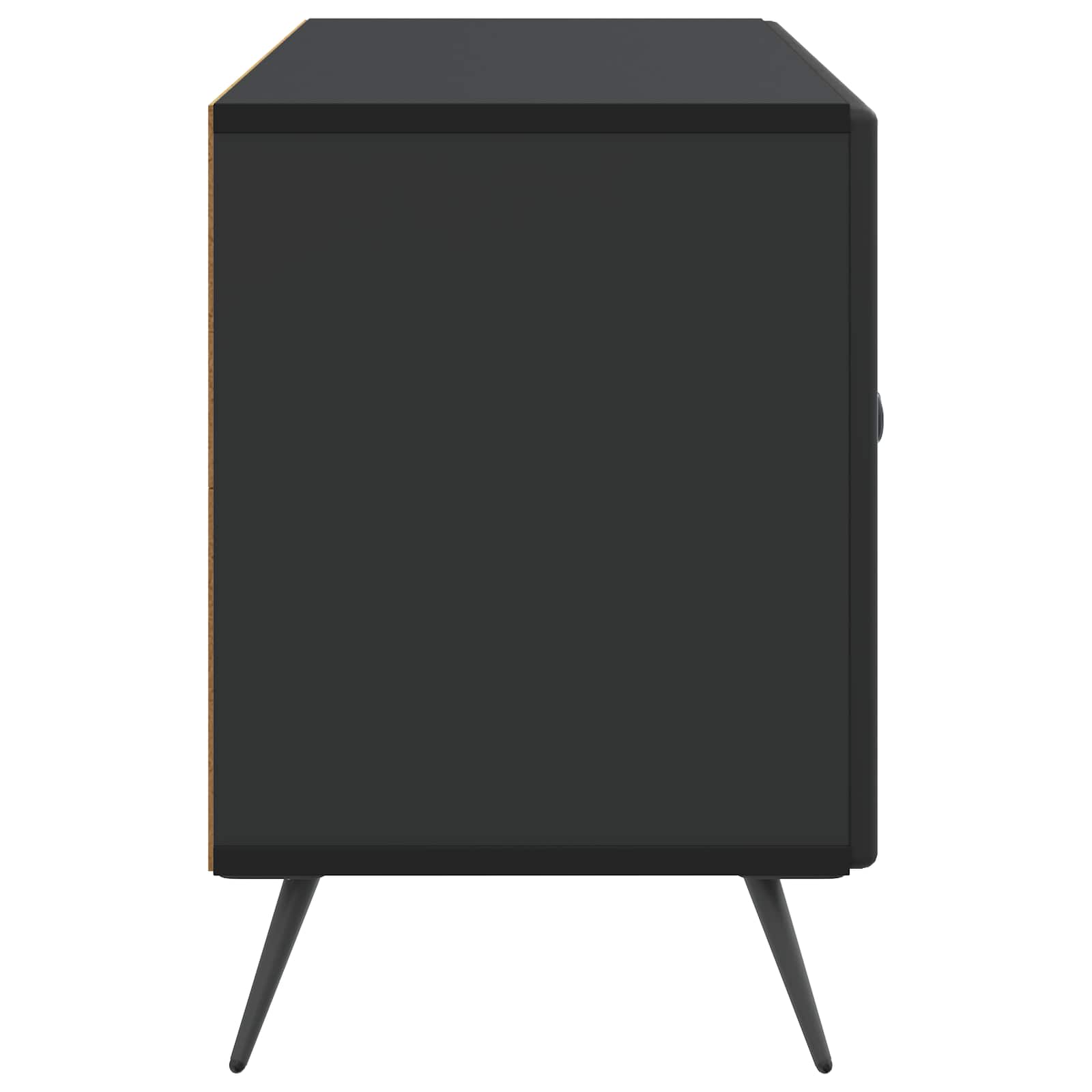 vidaXL Szafka pod telewizor Czarny 99 x 34,5 x 50 cm