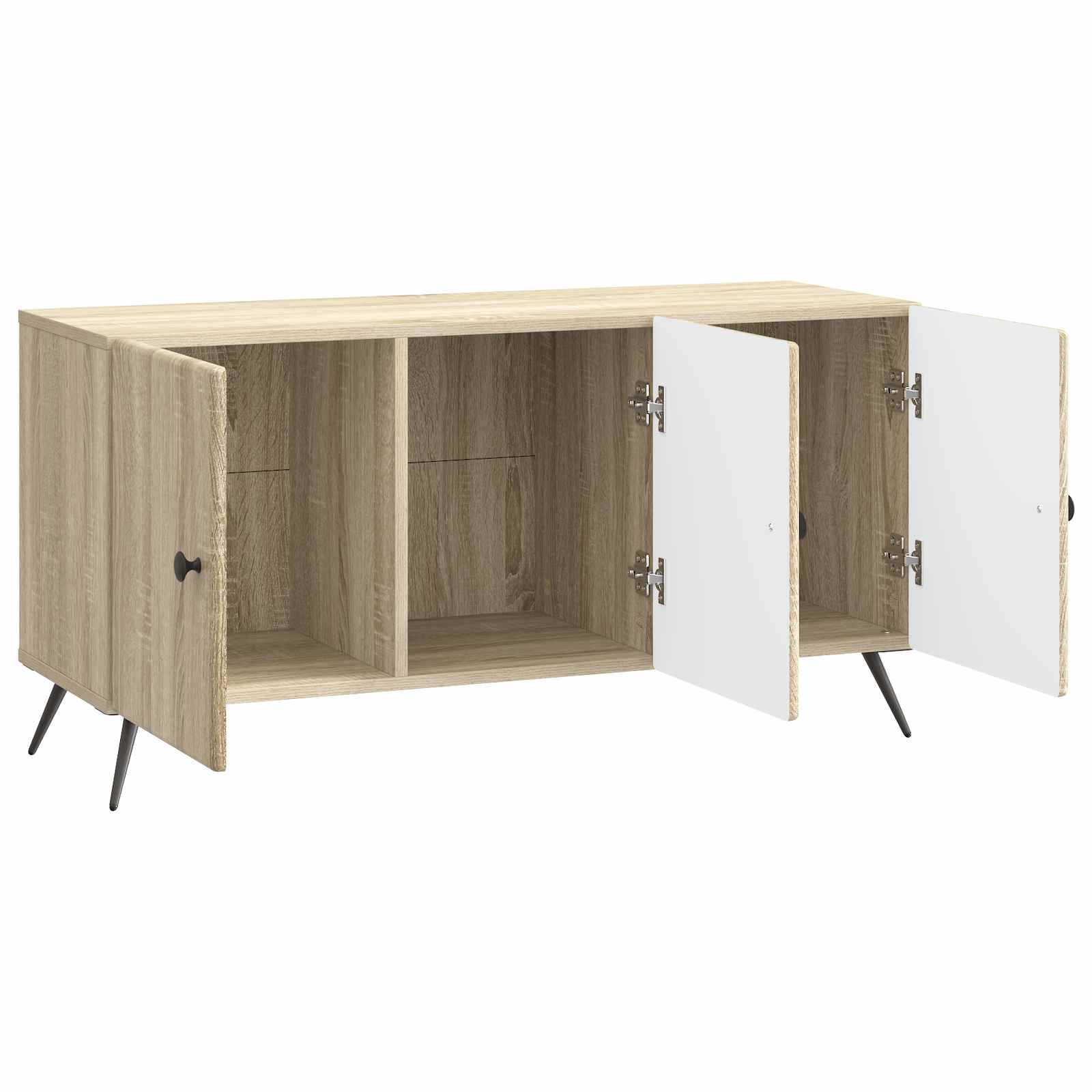 vidaXL Szafka pod telewizor dąb Sonoma 99 x 34,5 x 50 cm