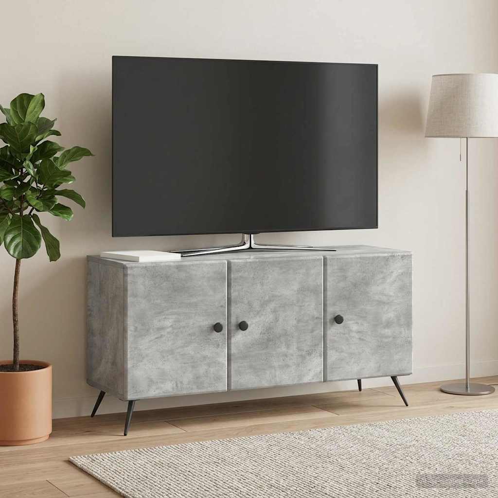 vidaXL Szafka pod telewizor Betonowy szary 99 x 34,5 x 50 cm