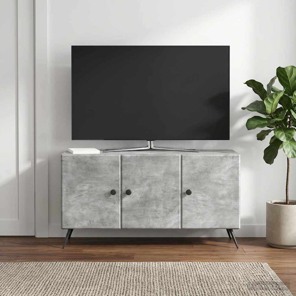 vidaXL Szafka pod telewizor Betonowy szary 99 x 34,5 x 50 cm