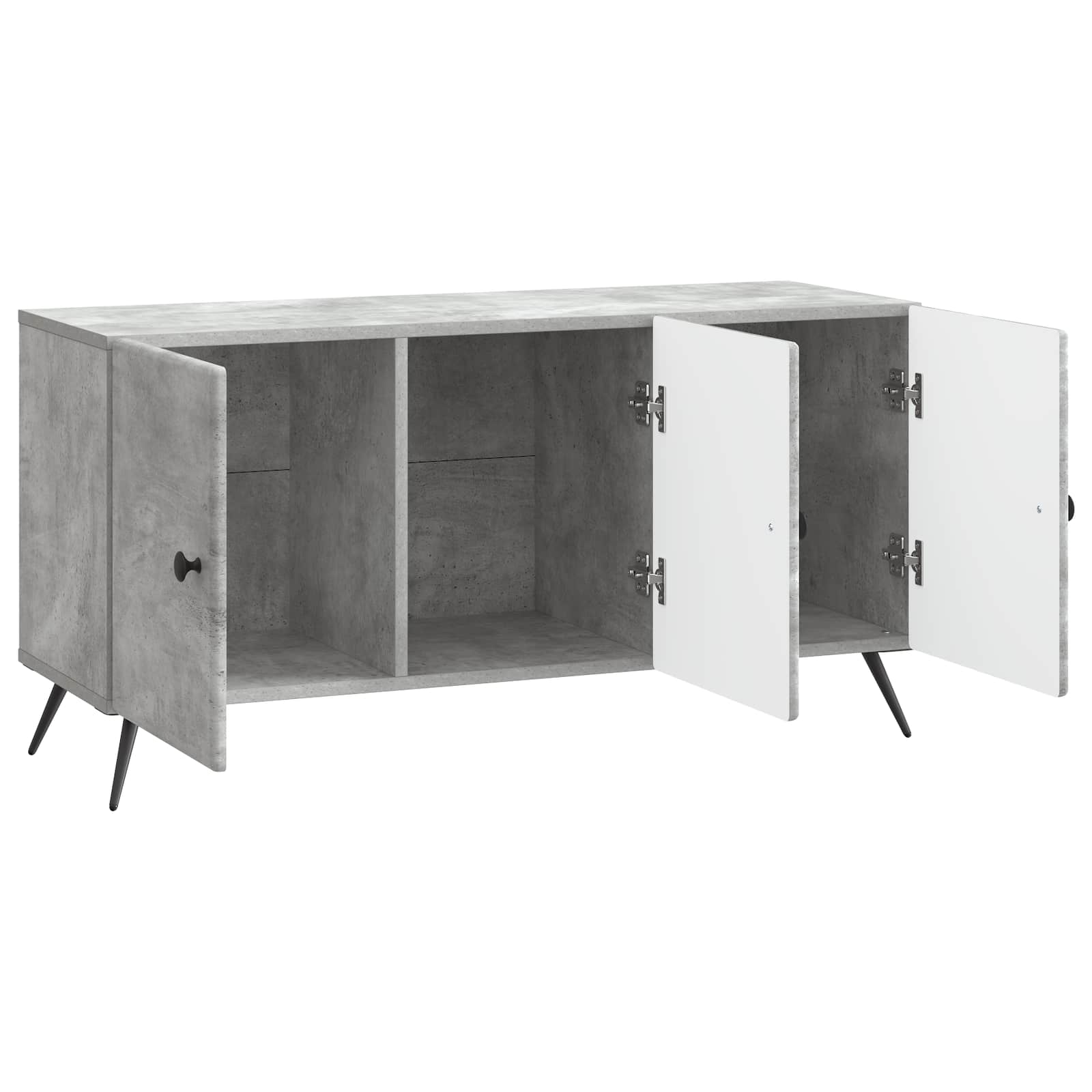 vidaXL Szafka pod telewizor Betonowy szary 99 x 34,5 x 50 cm