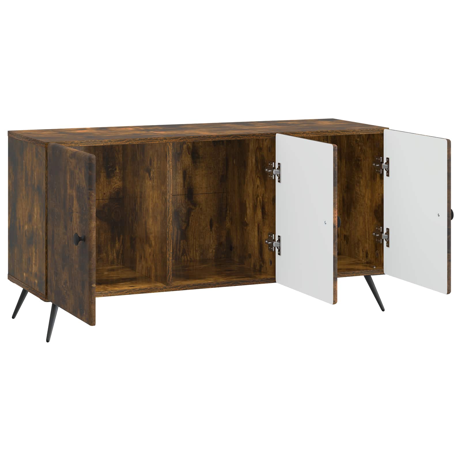 vidaXL Szafka pod telewizor Dąb wędzony 99 x 34,5 x 50 cm