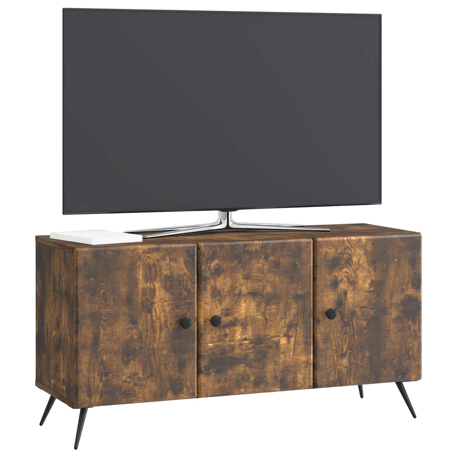 vidaXL Szafka pod telewizor Dąb wędzony 99 x 34,5 x 50 cm
