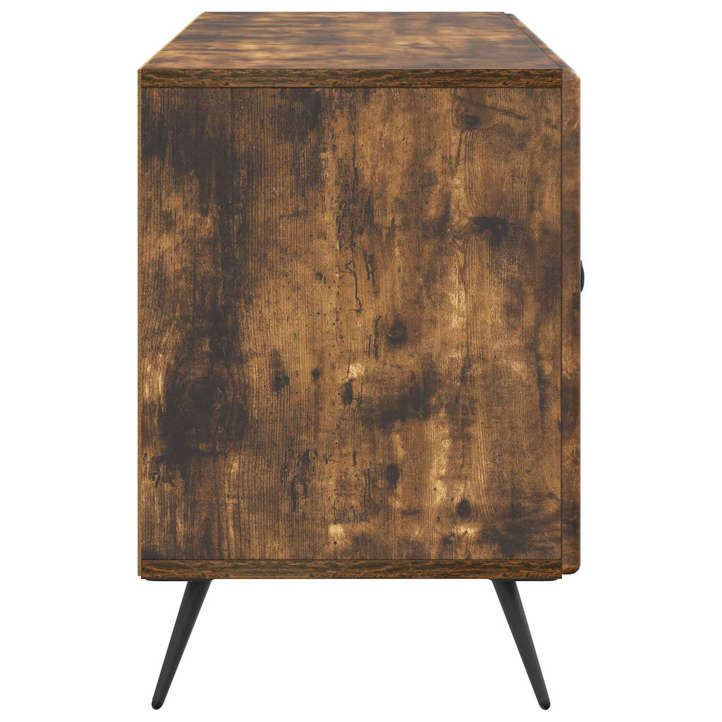 vidaXL Szafka pod telewizor Dąb wędzony 99 x 34,5 x 50 cm