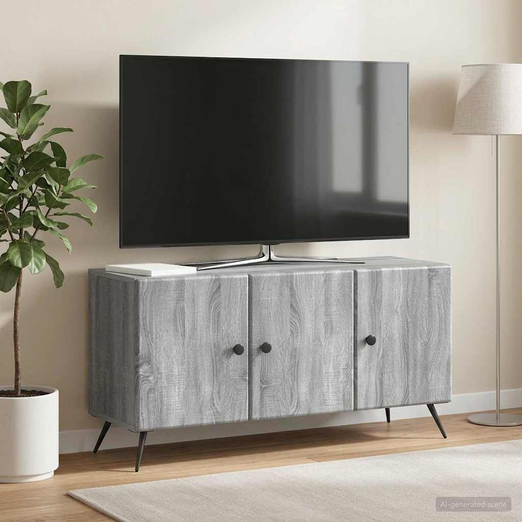vidaXL Szafka pod telewizor Szary Sonoma 99 x 34,5 x 50 cm