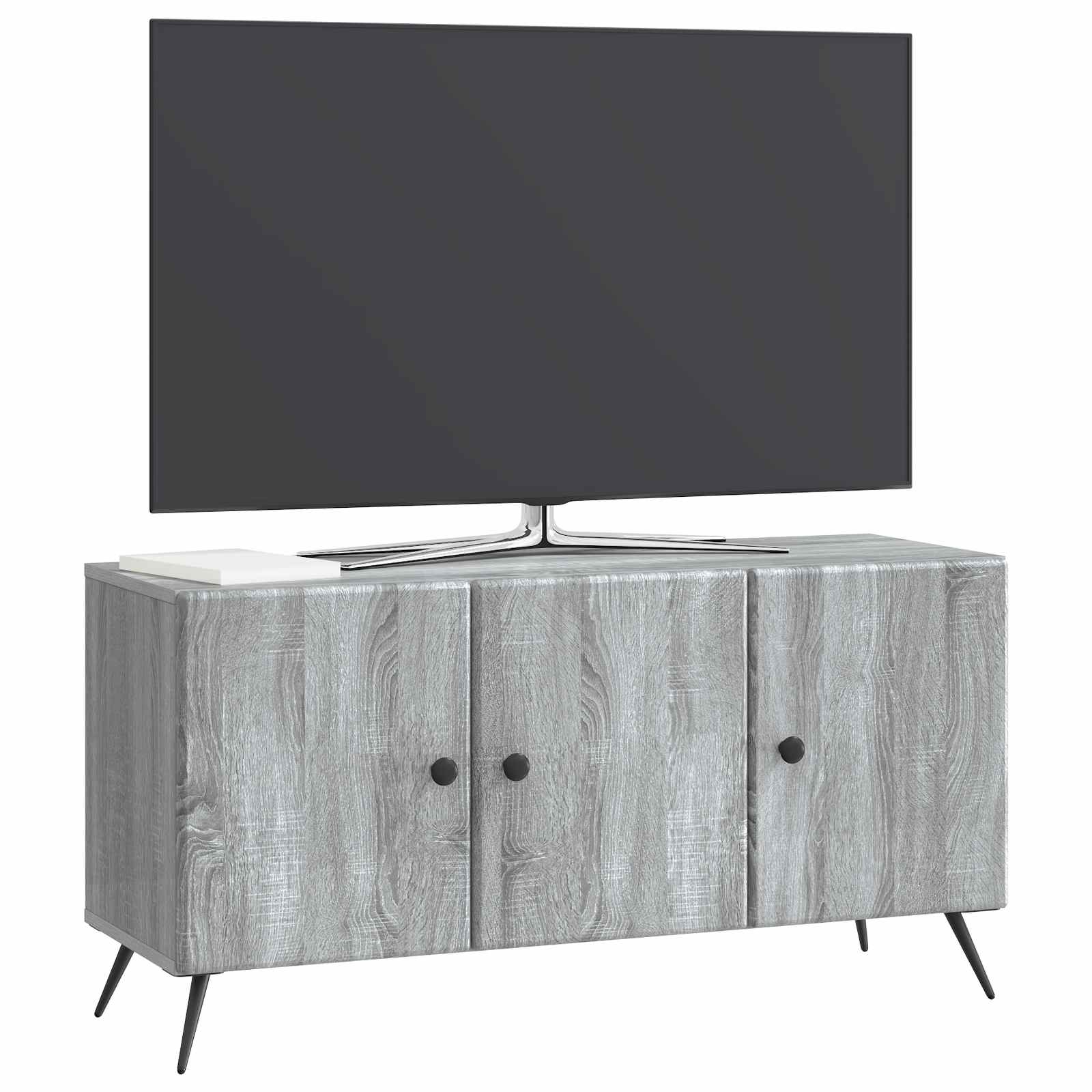 vidaXL Szafka pod telewizor Szary Sonoma 99 x 34,5 x 50 cm