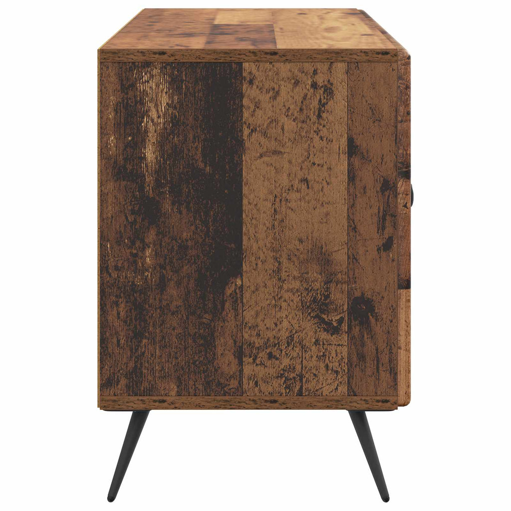 vidaXL Szafka pod telewizor Stare drewno 99 x 34,5 x 50 cm