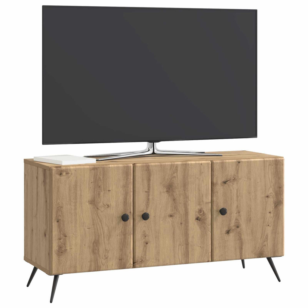 vidaXL Szafka pod telewizor Dąb artisan 99 x 34,5 x 50 cm