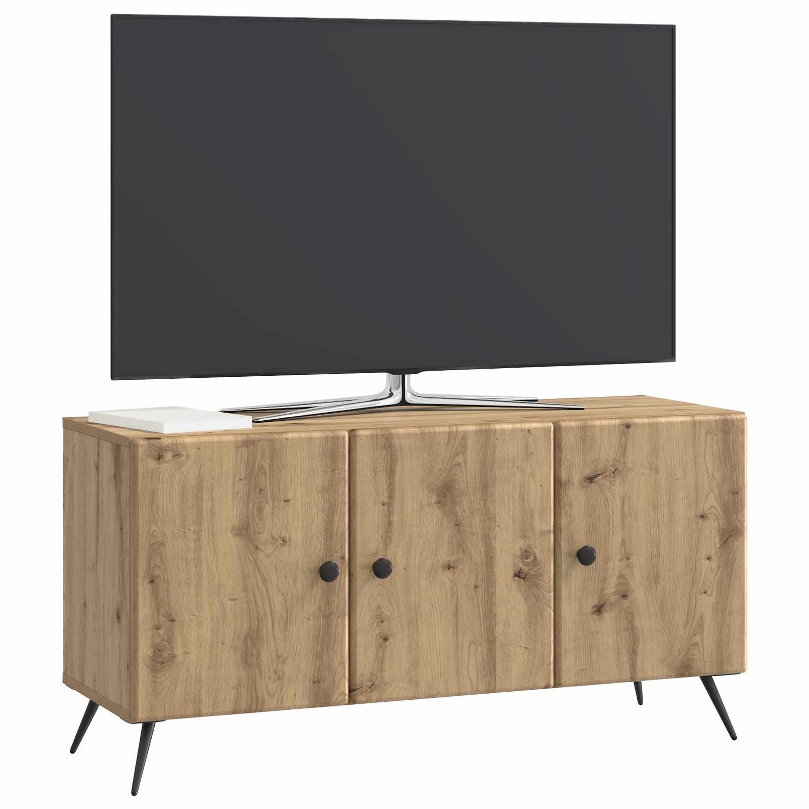 vidaXL Szafka pod telewizor Dąb artisan 99 x 34,5 x 50 cm