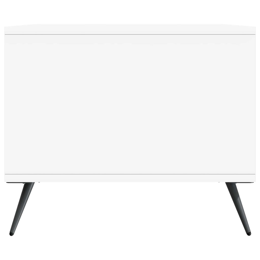 vidaXL Stolik kawowy Biały 90 x 50 x 40 cm Drewno inżynieryjne