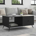 vidaXL Stolik kawowy Czarny 90 x 50 x 40 cm Drewno inżynieryjne