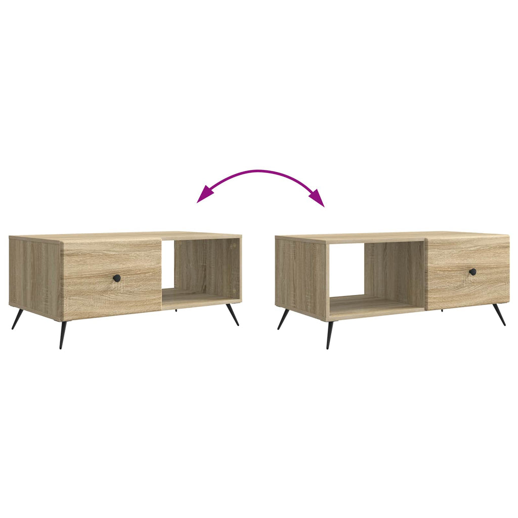 vidaXL Stolik kawowy dąb Sonoma 90 x 50 x 40 cm Drewno inżynieryjne