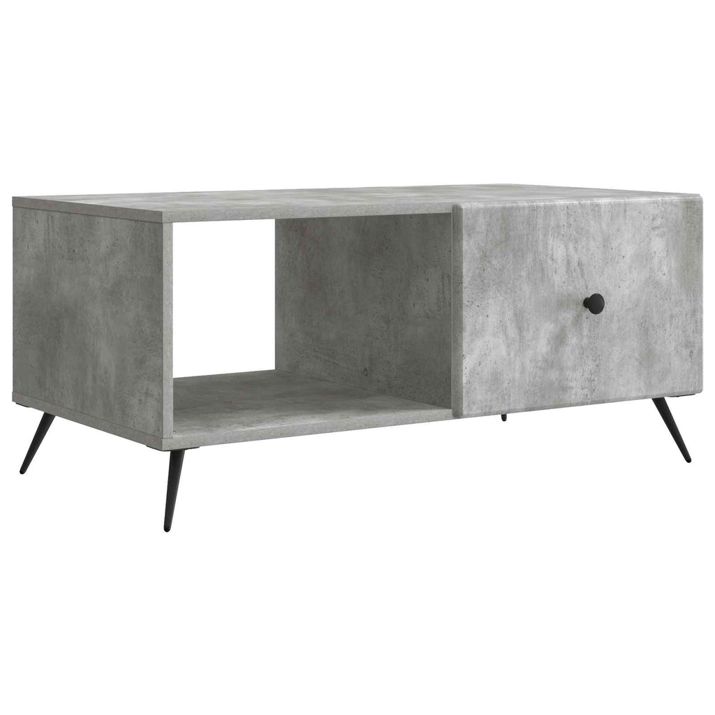 vidaXL Stolik kawowy Betonowy szary 90 x 50 x 40 cm