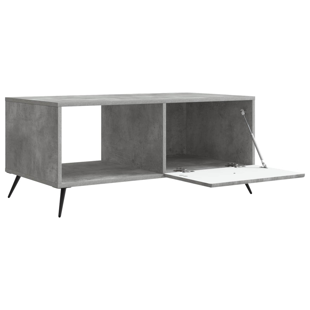 vidaXL Stolik kawowy Betonowy szary 90 x 50 x 40 cm