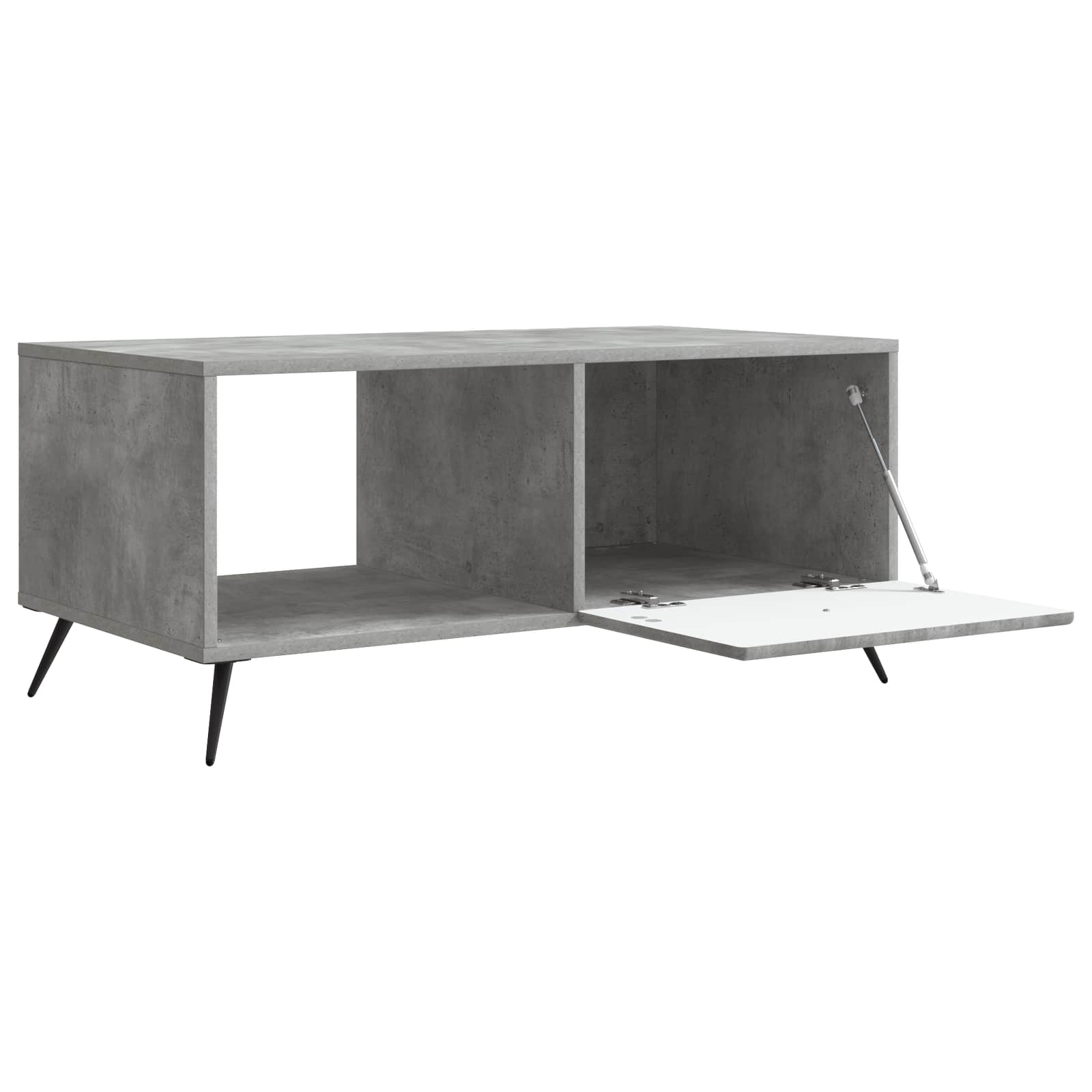 vidaXL Stolik kawowy Betonowy szary 90 x 50 x 40 cm