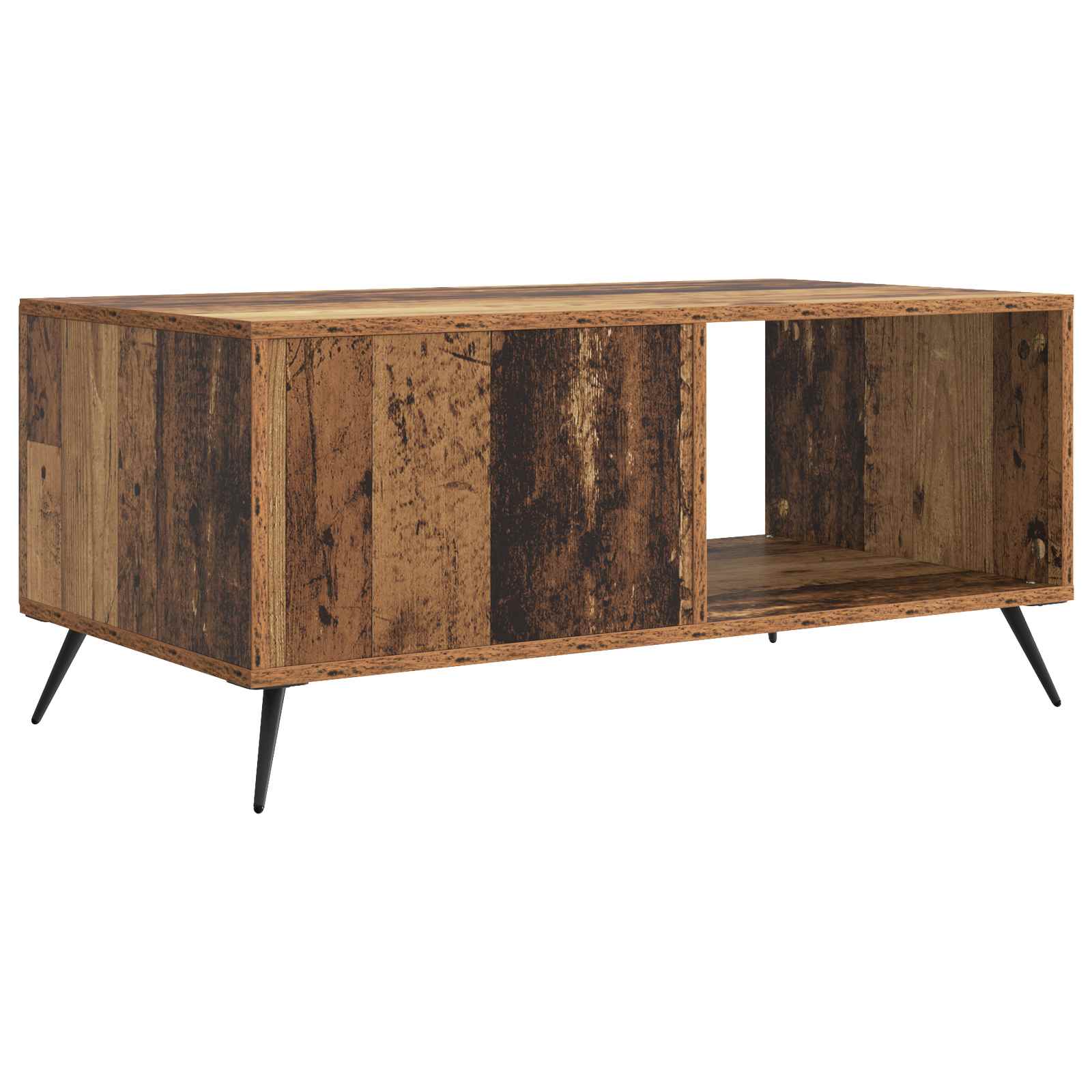 vidaXL Stolik kawowy Stare drewno 90 x 50 x 40 cm Drewno inżynieryjne