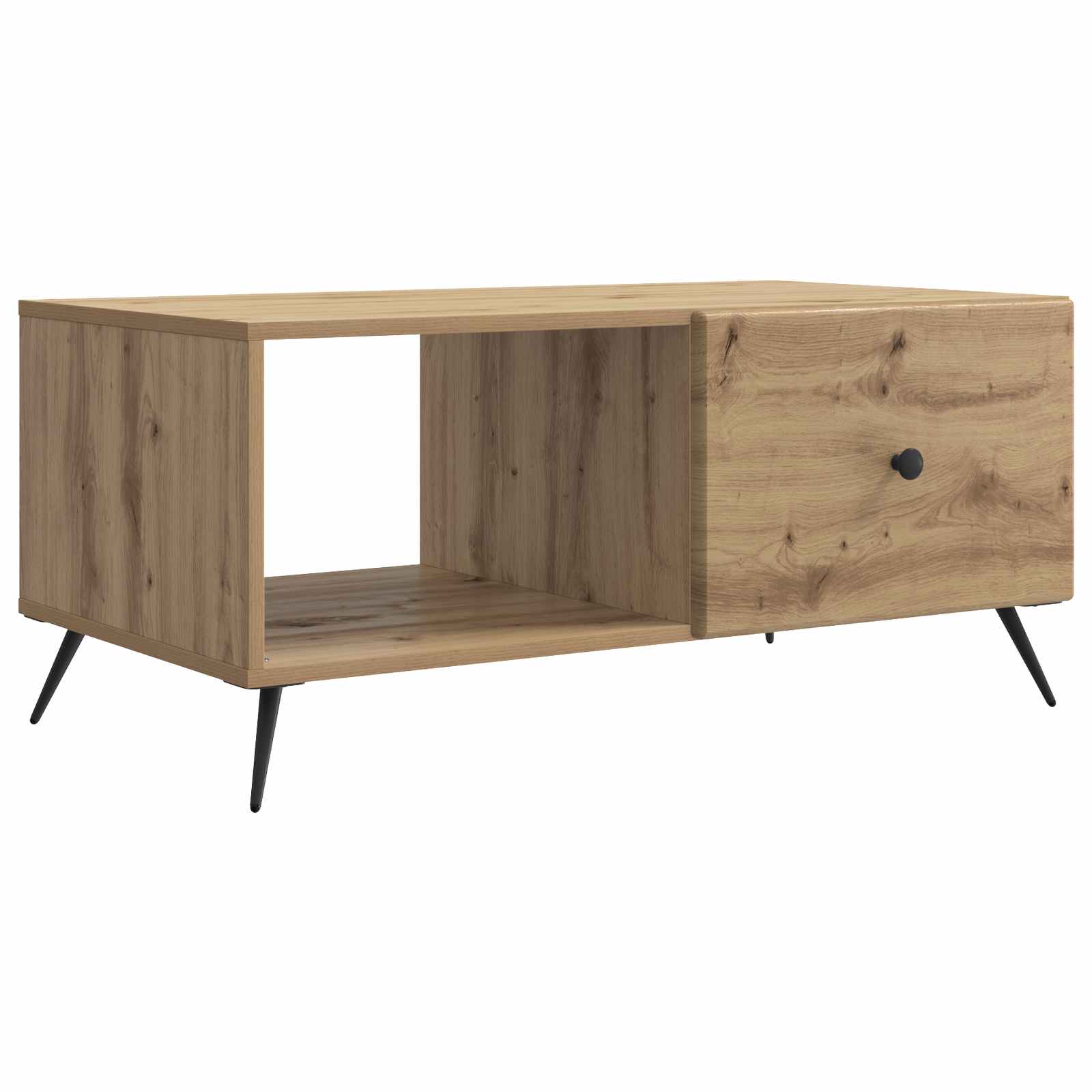 vidaXL Stolik kawowy Dąb artisan 90 x 50 x 40 cm Drewno inżynieryjne