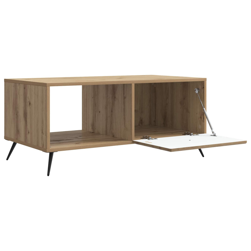 vidaXL Stolik kawowy Dąb artisan 90 x 50 x 40 cm Drewno inżynieryjne