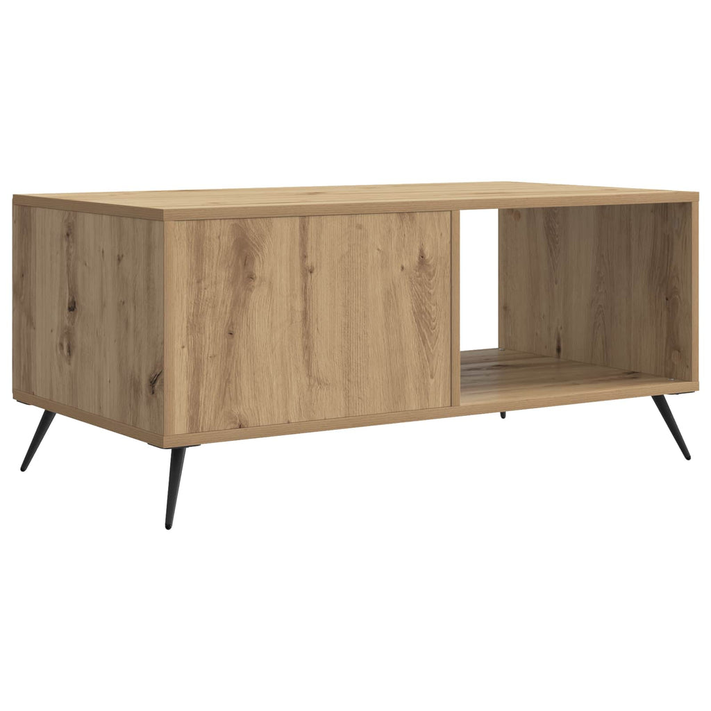 vidaXL Stolik kawowy Dąb artisan 90 x 50 x 40 cm Drewno inżynieryjne