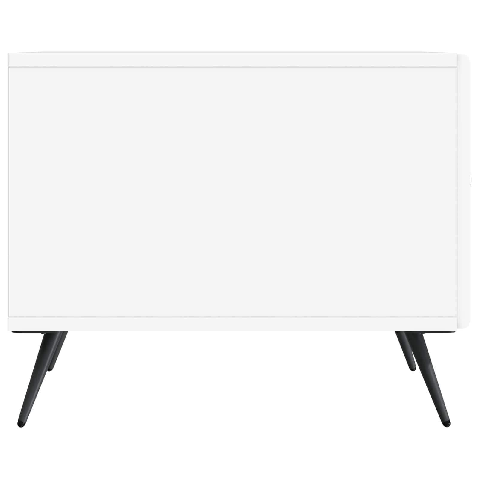 vidaXL Stolik kawowy Biały 49 x 50 x 40 cm Drewno inżynieryjne