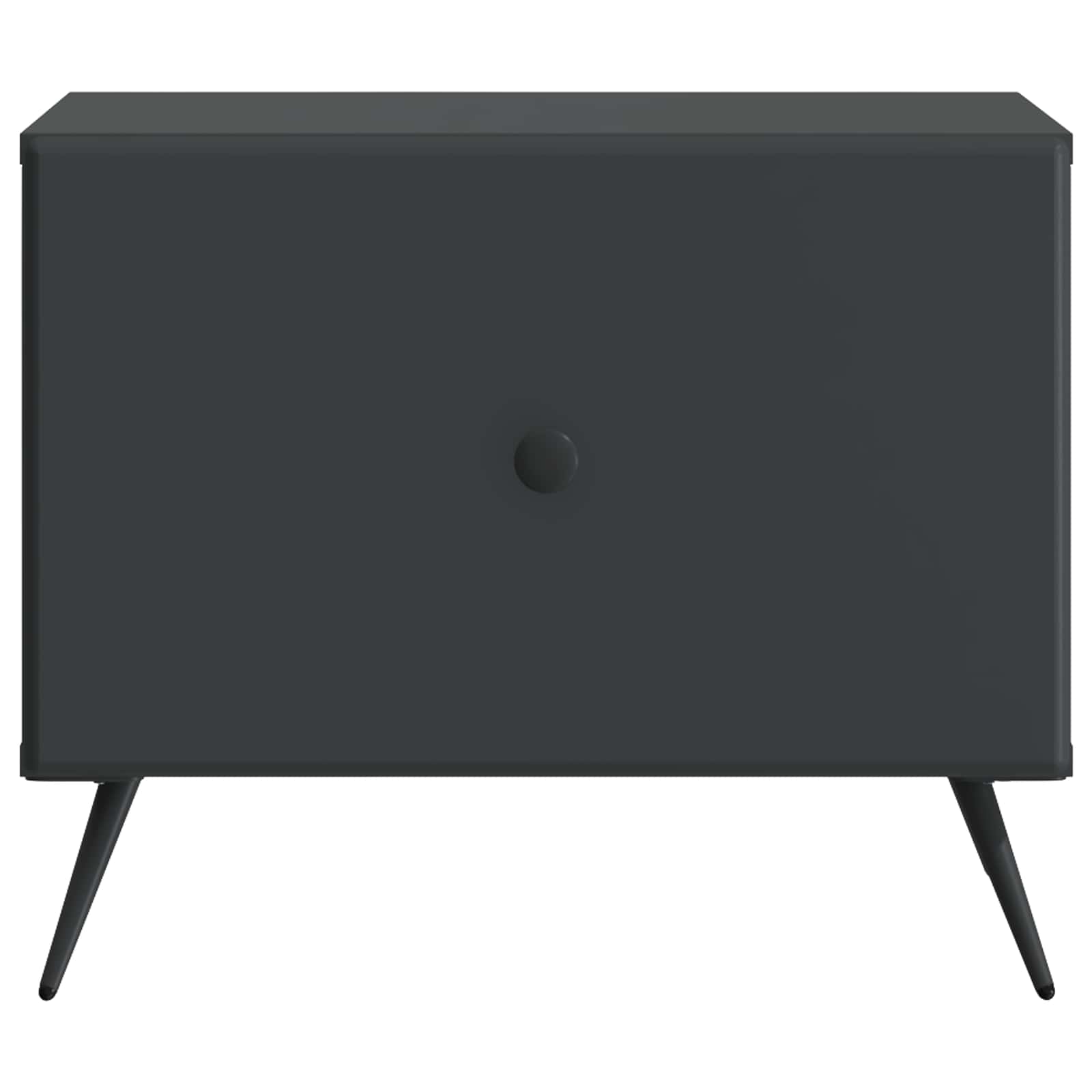 vidaXL Stolik kawowy Czarny 49 x 50 x 40 cm Drewno inżynieryjne