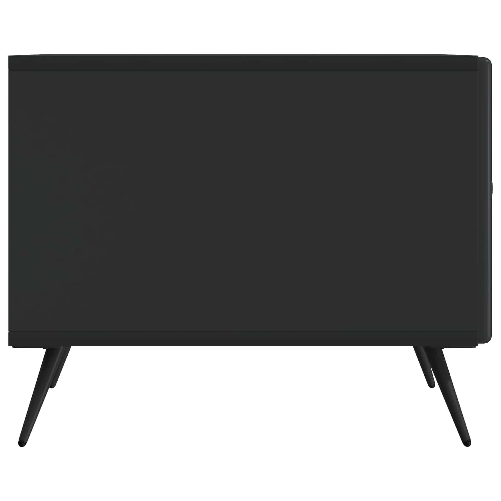 vidaXL Stolik kawowy Czarny 49 x 50 x 40 cm Drewno inżynieryjne