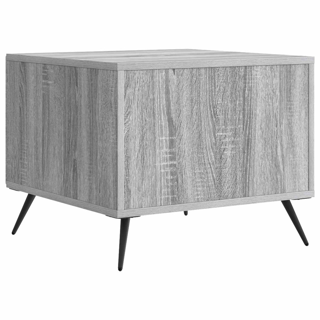 vidaXL Stolik kawowy Szary Sonoma 49 x 50 x 40 cm Drewno inżynieryjne