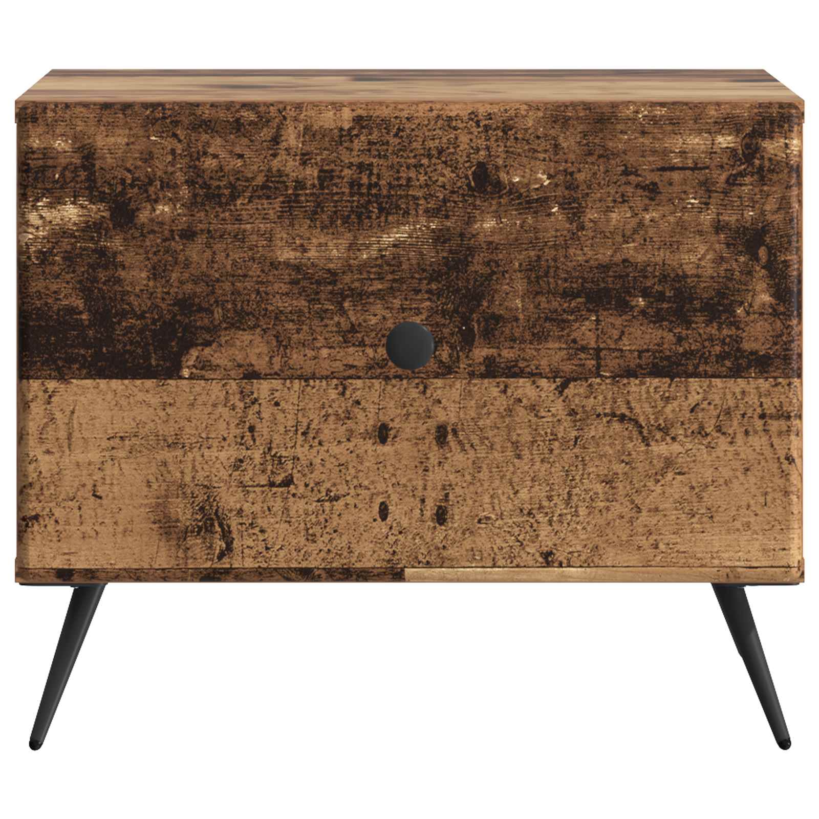vidaXL Stolik kawowy Stare drewno 49 x 50 x 40 cm Drewno inżynieryjne
