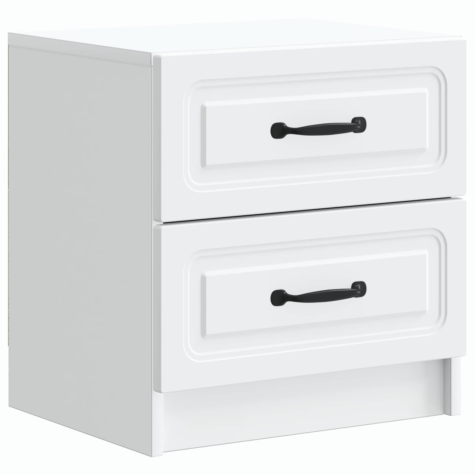 vidaXL Szafka Nocna z szufladą 2 pcs Biały 43 x 34,5 x 44,5 cm