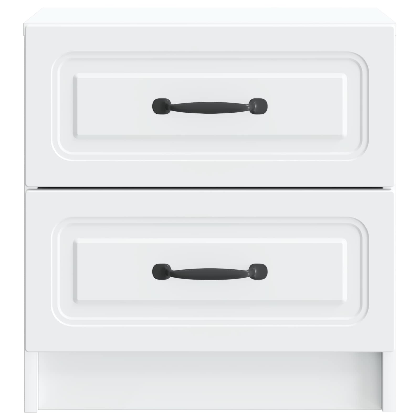 vidaXL Szafka Nocna z szufladą 2 pcs Biały 43 x 34,5 x 44,5 cm