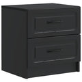 vidaXL Szafka Nocna Czarny 43 x 34,5 x 44,5 cm Drewno inżynieryjne