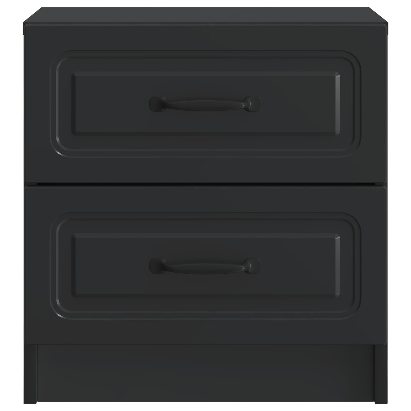 vidaXL Szafka Nocna Czarny 43 x 34,5 x 44,5 cm Drewno inżynieryjne