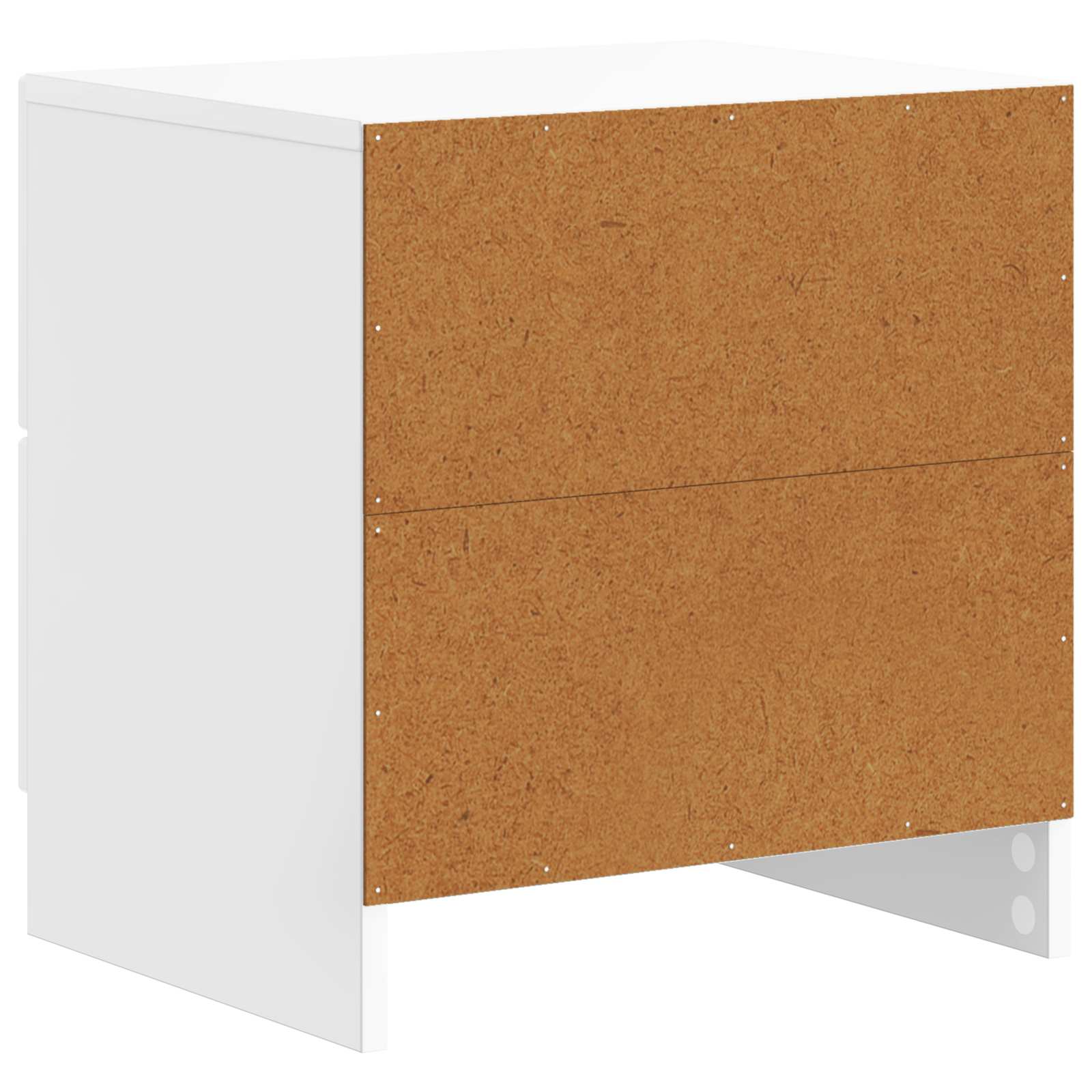 vidaXL Szafka Nocna 2 pcs Biały wysoki połysk 43 x 34,5 x 44,5 cm