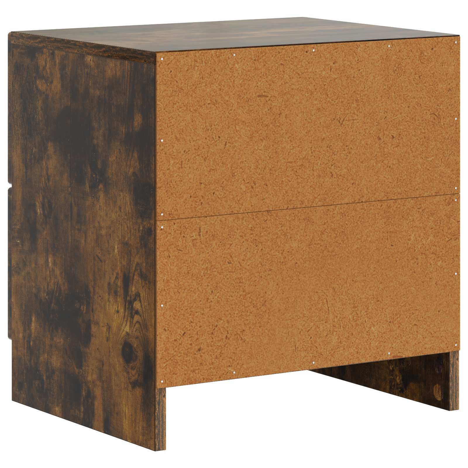 vidaXL Szafka Nocna z szufladą 2 pcs Dąb wędzony 43 x 34,5 x 44,5 cm