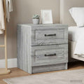 vidaXL Szafka Nocna 2 szt. Szary Sonoma 43 x 34,5 x 44,5 cm