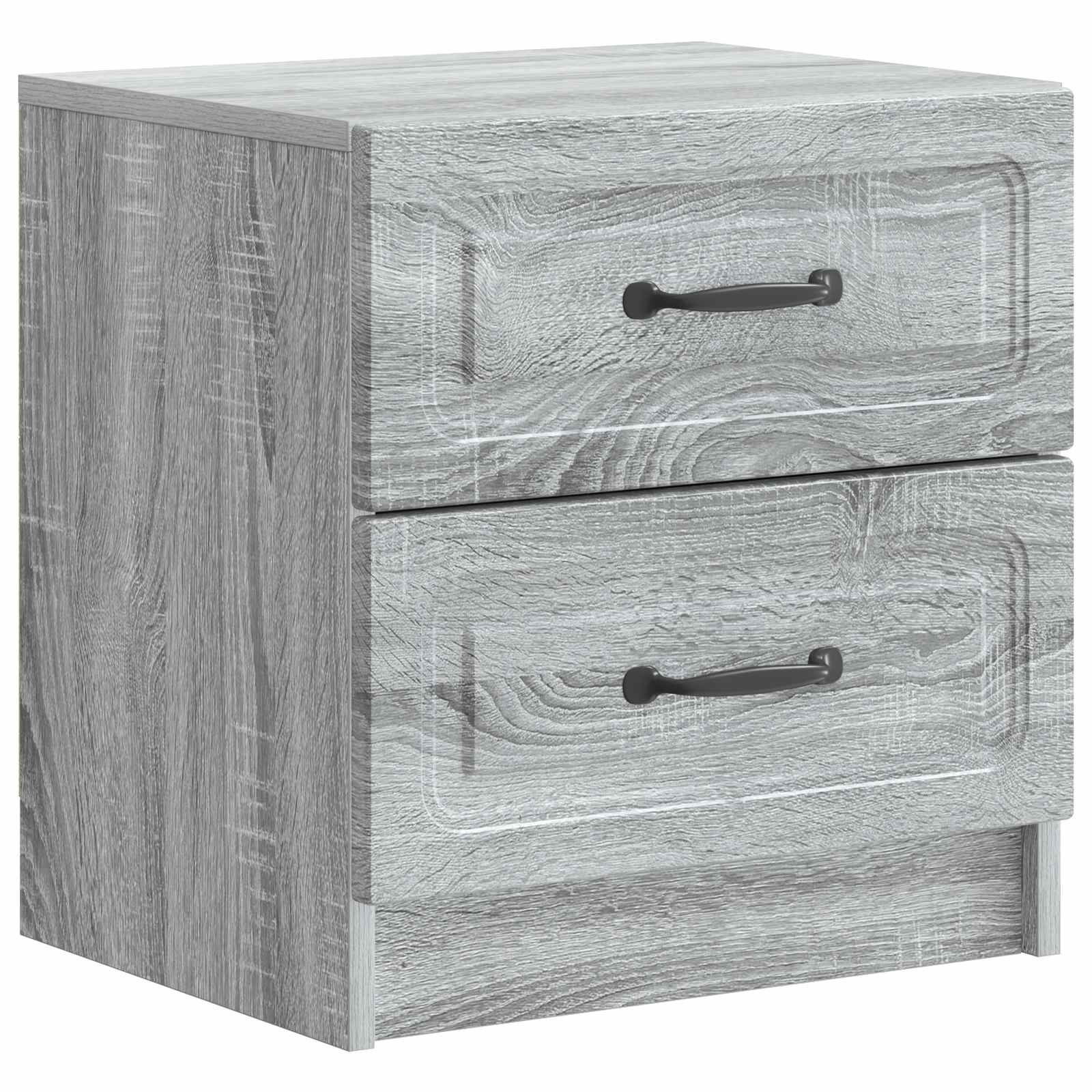 vidaXL Szafka Nocna z szufladą 2 pcs Szary Sonoma 43 x 34,5 x 44,5 cm
