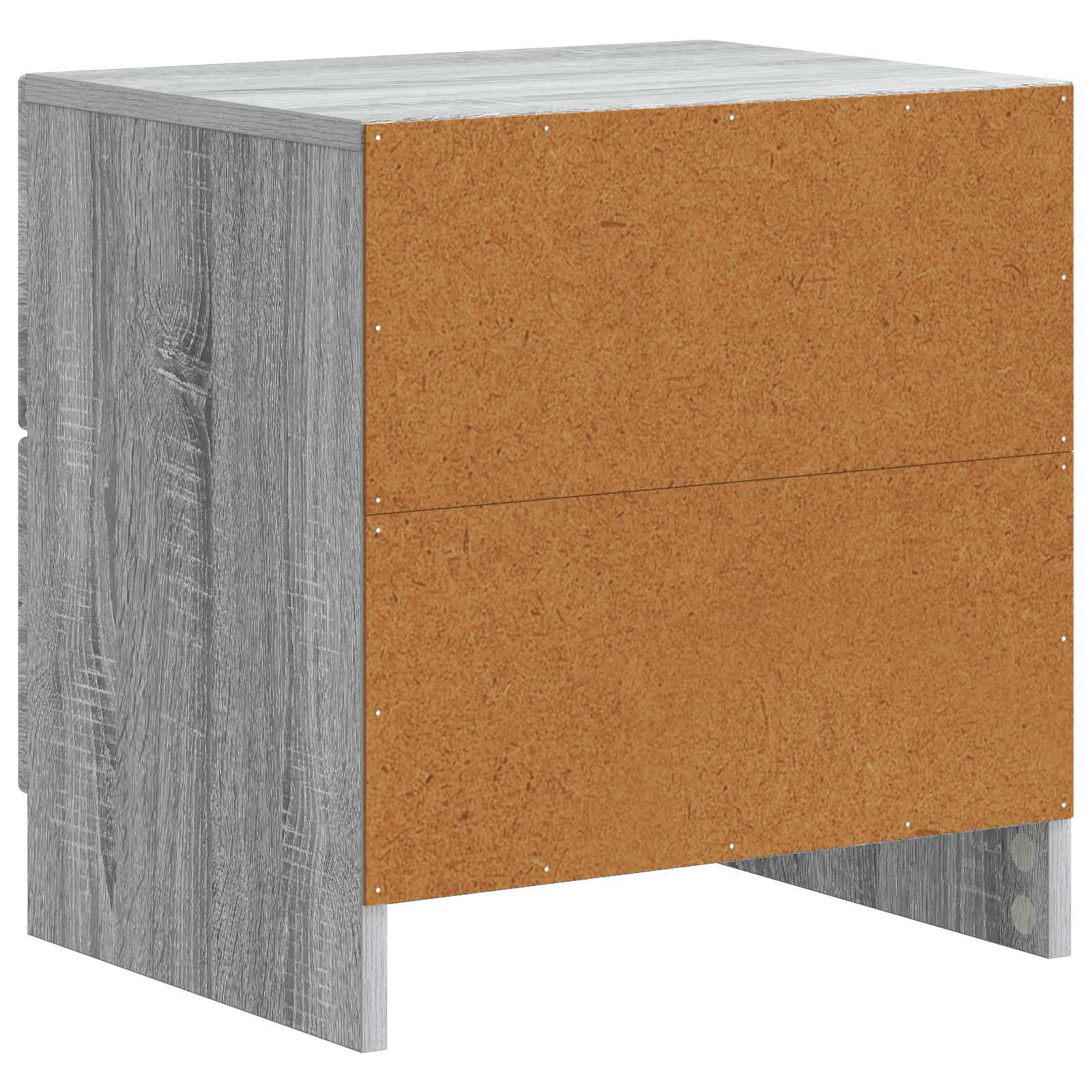 vidaXL Szafka Nocna z szufladą 2 pcs Szary Sonoma 43 x 34,5 x 44,5 cm