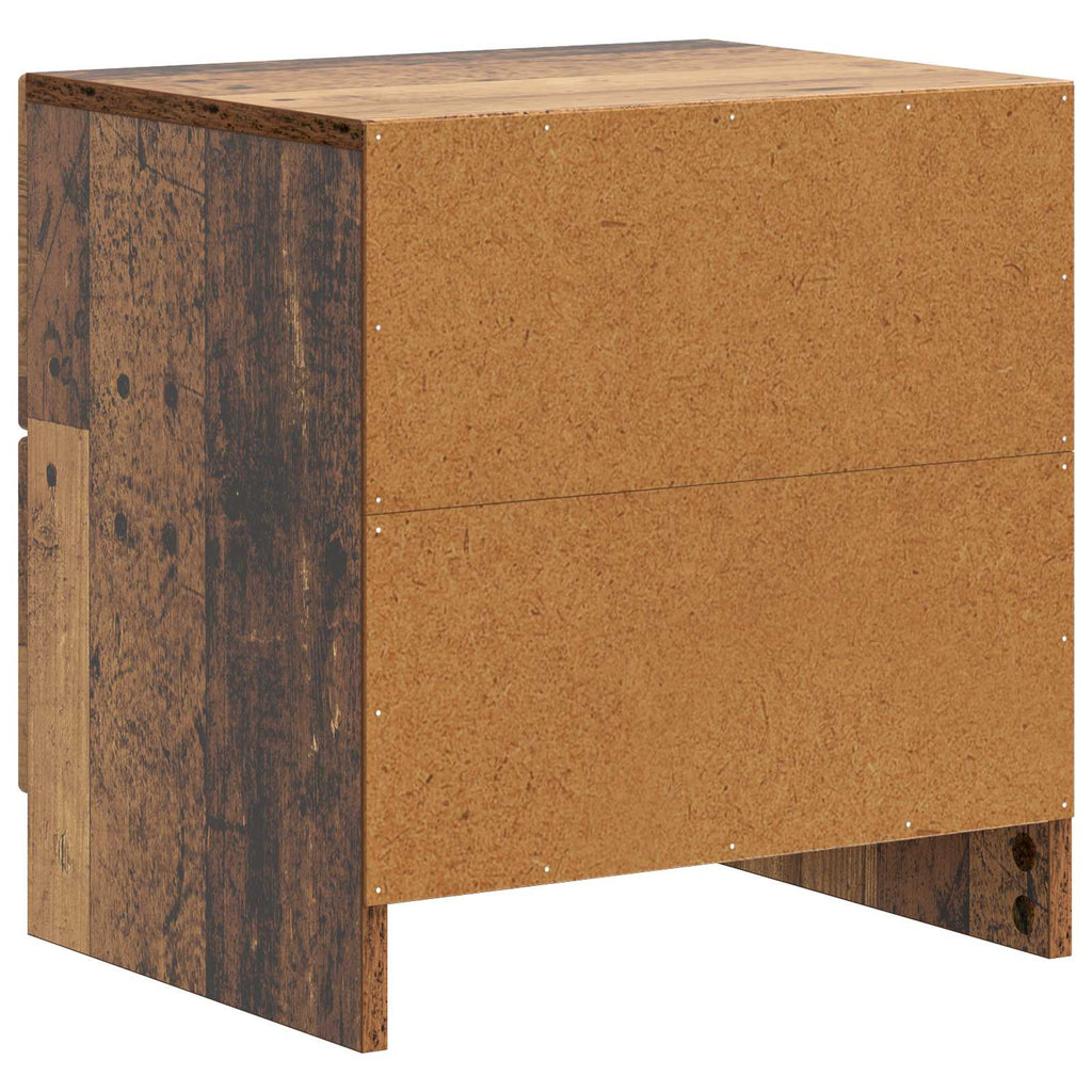 vidaXL Szafka Nocna z szufladą Stare drewno 43 x 34,5 x 44,5 cm