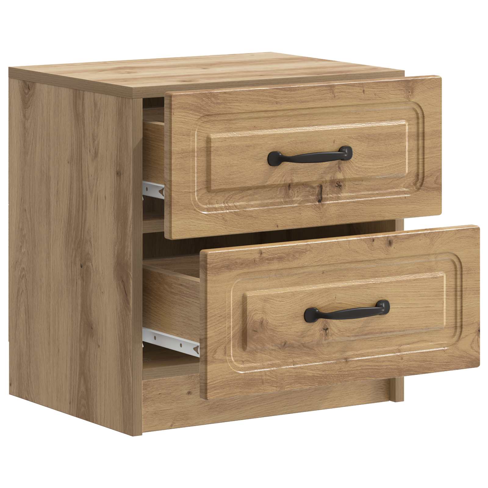 vidaXL Szafka Nocna z szufladą 2 pcs Dąb artisan 43 x 34,5 x 44,5 cm